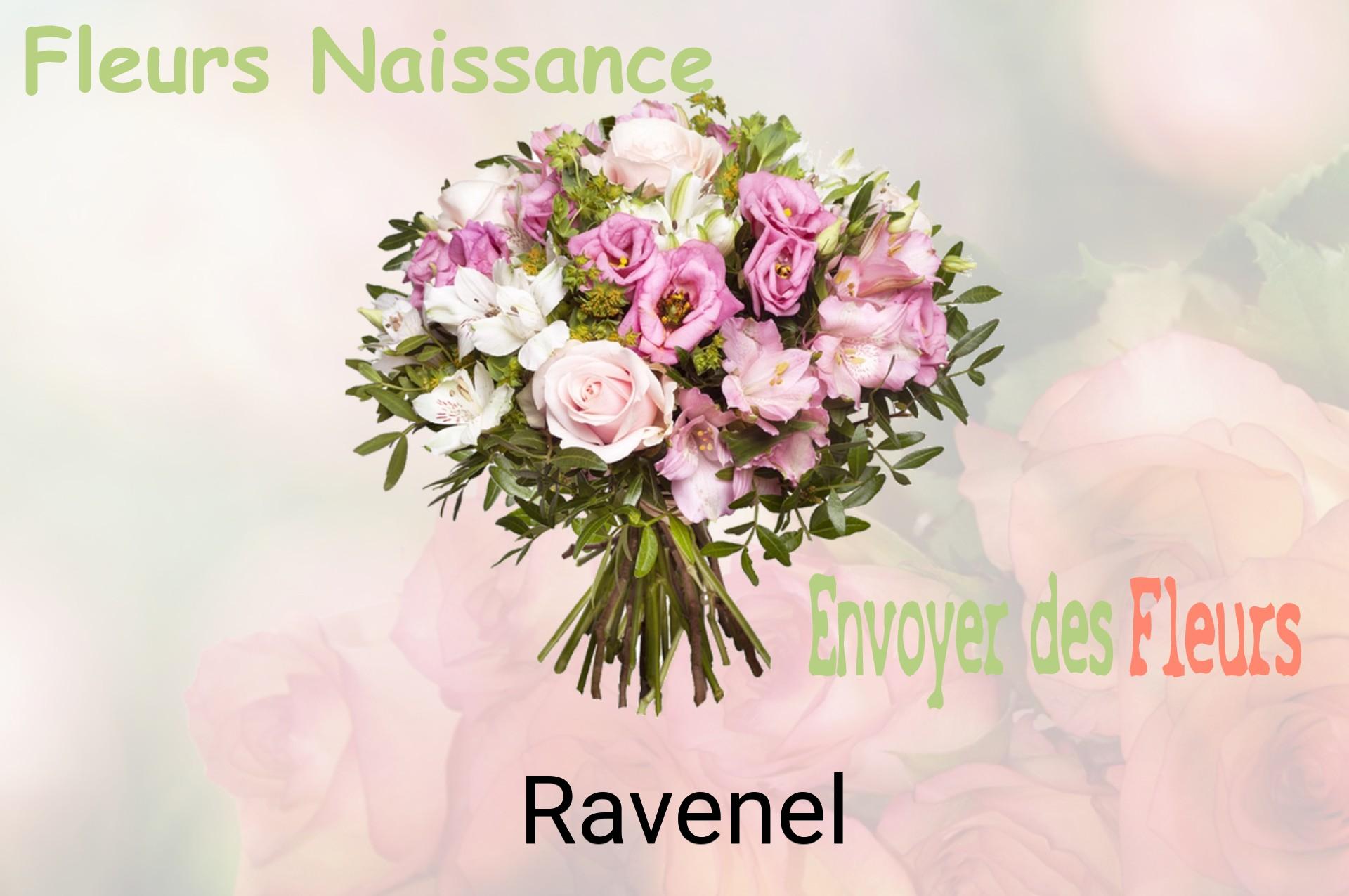 Bouquet de fleurs de naissance livré à Ravenel